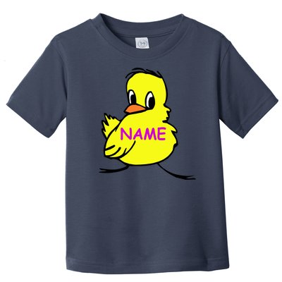 Custom Chick Funny Cute Personalize Toddler T-Shirt