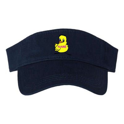 Custom Chick Funny Cute Personalize Valucap Bio-Washed Visor