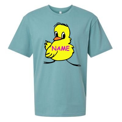 Custom Chick Funny Cute Personalize Sueded Cloud Jersey T-Shirt