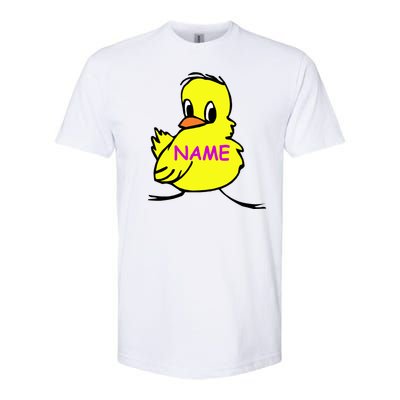 Custom Chick Funny Cute Personalize Softstyle CVC T-Shirt