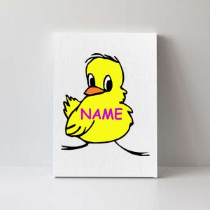 Custom Chick Funny Cute Personalize Canvas