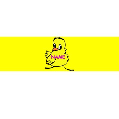 Custom Chick Funny Cute Personalize Bumper Sticker