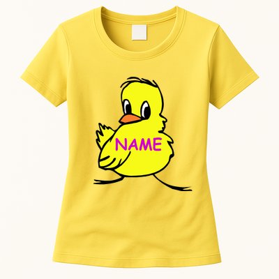 Custom Chick Funny Cute Personalize Womens T-Shirt