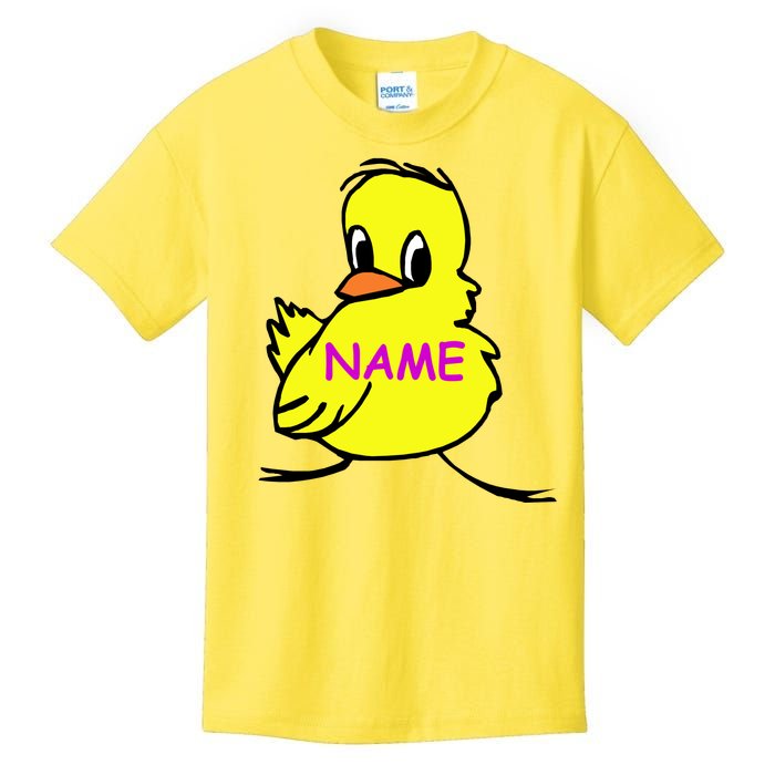 Custom Chick Funny Cute Personalize Kids T-Shirt