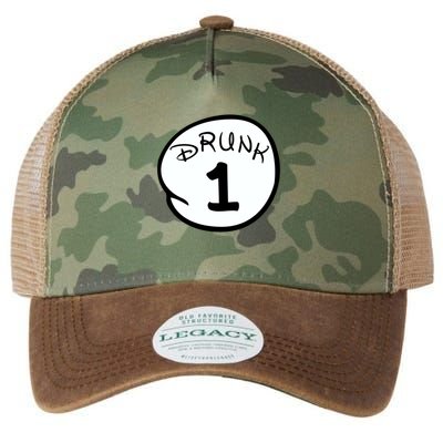 Custom Drunk 1 2 3 4 5 Personalize Legacy Tie Dye Trucker Hat