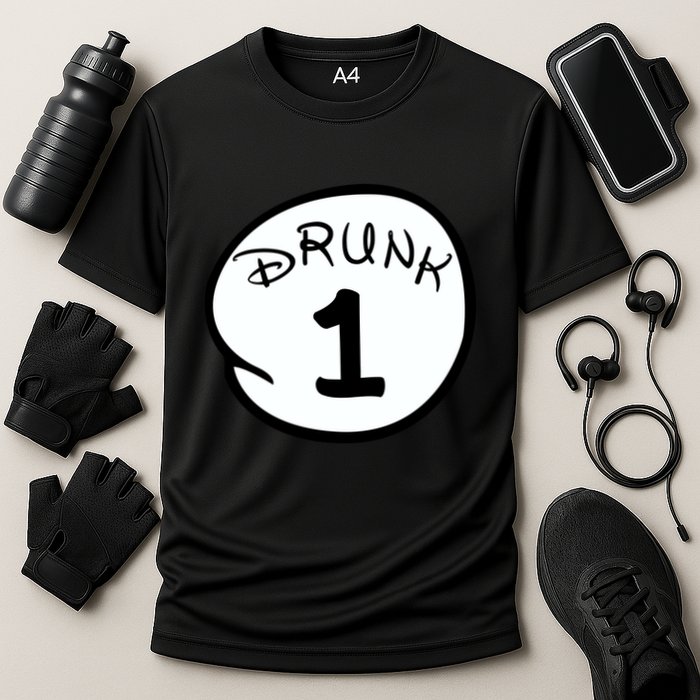Custom Drunk 1 2 3 4 5 Personalize Performance Shirt