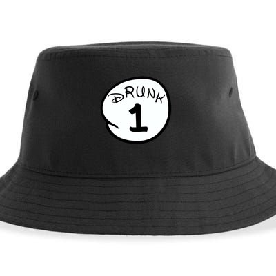 Custom Drunk 1 2 3 4 5 Personalize Sustainable Bucket Hat
