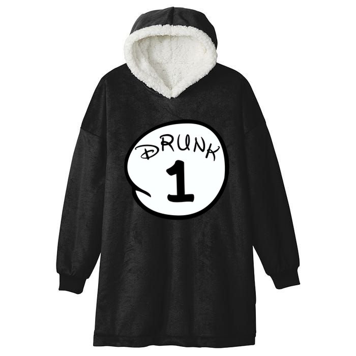 Custom Drunk 1 2 3 4 5 Personalize Hooded Wearable Blanket