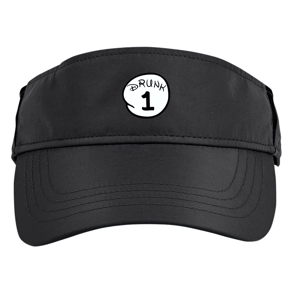 Custom Drunk 1 2 3 4 5 Personalize Adult Drive Performance Visor