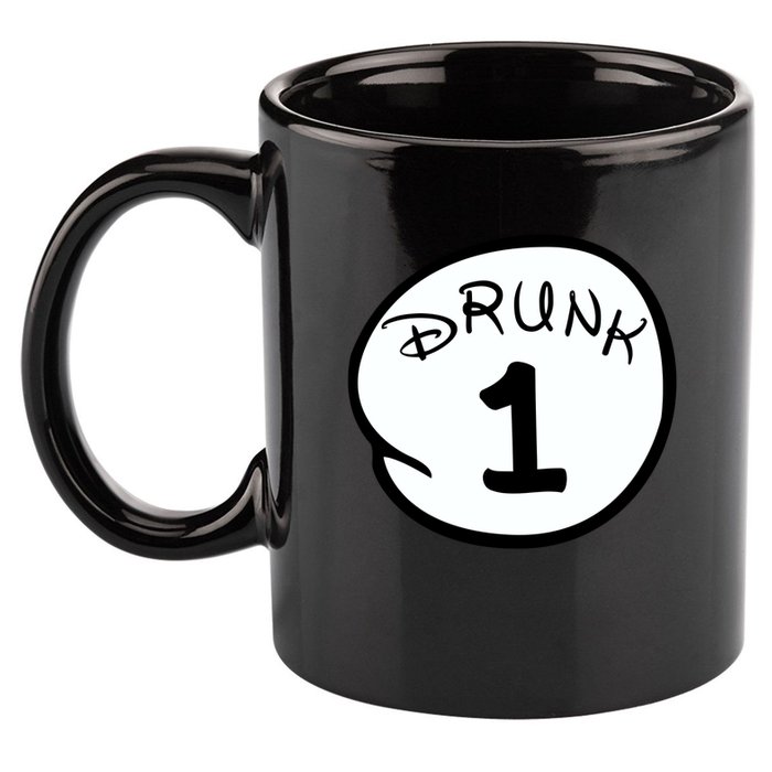 Custom Drunk 1 2 3 4 5 Personalize 11oz C Handle Ceramic Mug