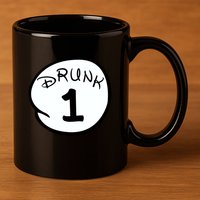 Custom Drunk 1 2 3 4 5 Personalize 11oz C Handle Ceramic Mug