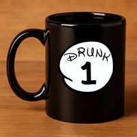 Custom Drunk 1 2 3 4 5 Personalize 11oz C Handle Ceramic Mug