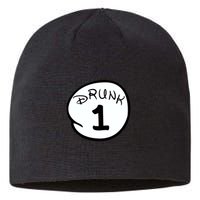 Custom Drunk 1 2 3 4 5 Personalize Sustainable Beanie