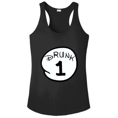 Custom Drunk 1 2 3 4 5 Personalize Ladies PosiCharge Competitor Racerback Tank