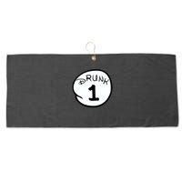 Custom Drunk 1 2 3 4 5 Personalize Large Microfiber Waffle Golf Towel