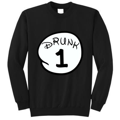 Custom Drunk 1 2 3 4 5 Personalize Tall Sweatshirt