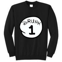 Custom Drunk 1 2 3 4 5 Personalize Tall Sweatshirt