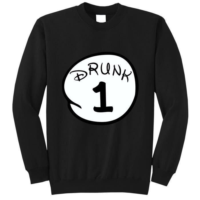 Custom Drunk 1 2 3 4 5 Personalize Tall Sweatshirt