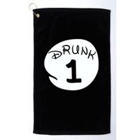 Custom Drunk 1 2 3 4 5 Personalize Golf Towel