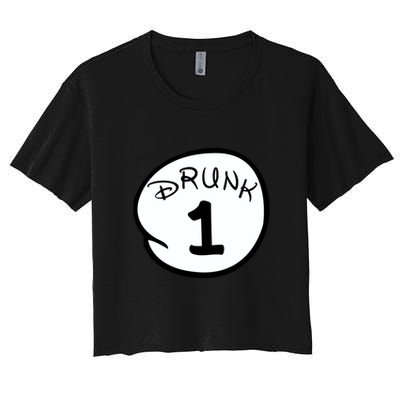 Custom Drunk 1 2 3 4 5 Personalize Crop Top