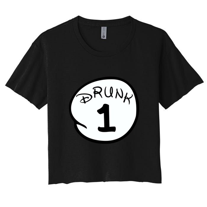 Custom Drunk 1 2 3 4 5 Personalize Crop Top