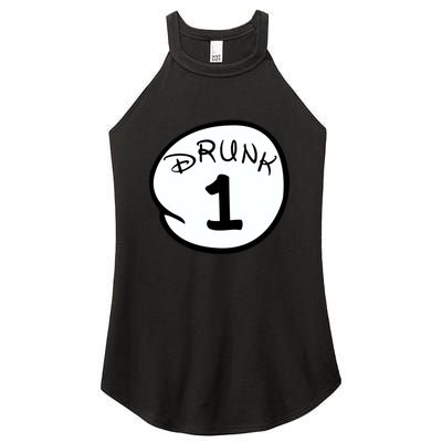 Custom Drunk 1 2 3 4 5 Personalize Women's Perfect Tri Rocker Tank
