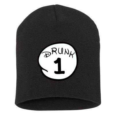 Custom Drunk 1 2 3 4 5 Personalize Short Acrylic Beanie