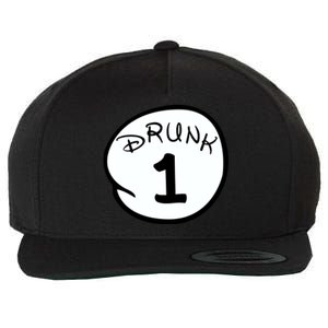 Custom Drunk 1 2 3 4 5 Personalize Wool Snapback Cap