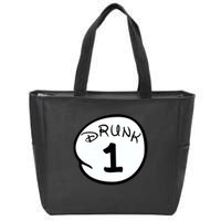 Custom Drunk 1 2 3 4 5 Personalize Zip Tote Bag
