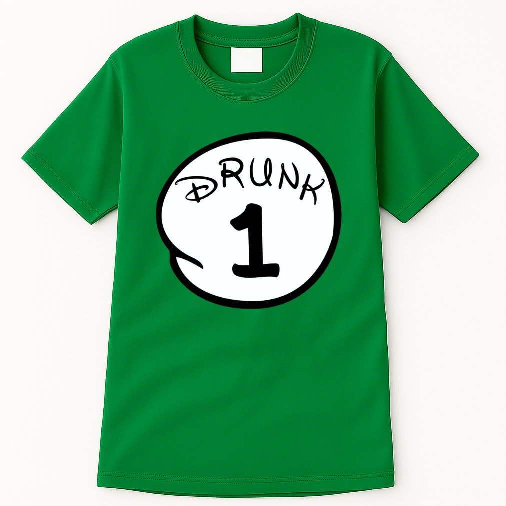 Custom Drunk 1 2 3 4 5 Personalize Tall T-Shirt