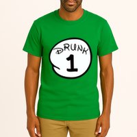 Custom Drunk 1 2 3 4 5 Personalize Tall T-Shirt