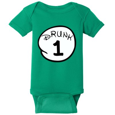 Custom Drunk 1 2 3 4 5 Personalize Baby Bodysuit