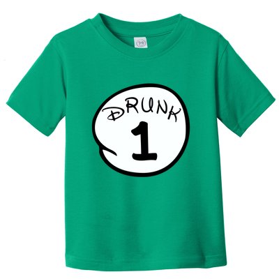Custom Drunk 1 2 3 4 5 Personalize Toddler T-Shirt