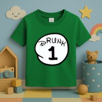Custom Drunk 1 2 3 4 5 Personalize Toddler T-Shirt