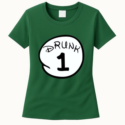 Custom Drunk 1 2 3 4 5 Personalize Womens T-Shirt