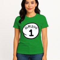 Custom Drunk 1 2 3 4 5 Personalize Womens T-Shirt