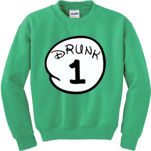 Custom Drunk 1 2 3 4 5 Personalize Kids Sweatshirt