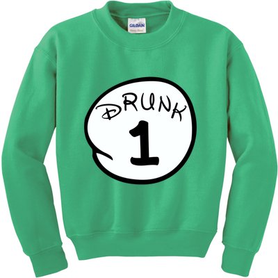 Custom Drunk 1 2 3 4 5 Personalize Kids Sweatshirt