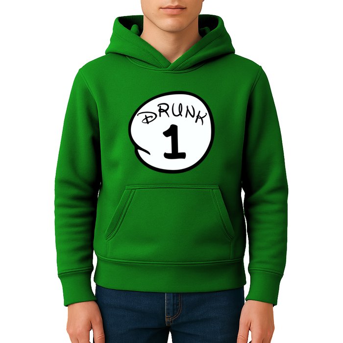 Custom Drunk 1 2 3 4 5 Personalize Kids Hoodie