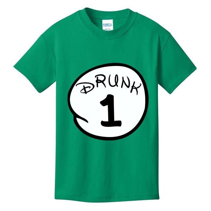 Custom Drunk 1 2 3 4 5 Personalize Kids T-Shirt
