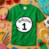 Custom Drunk 1 2 3 4 5 Personalize Kids T-Shirt