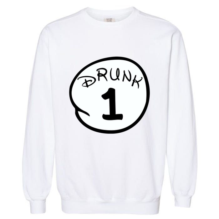 Custom Drunk 1 2 3 4 5 Personalize Garment-Dyed Sweatshirt