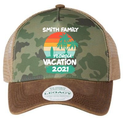 Custom Family Vacation Personalize Design Legacy Tie Dye Trucker Hat