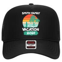 Custom Family Vacation Personalize Design High Crown Mesh Back Trucker Hat