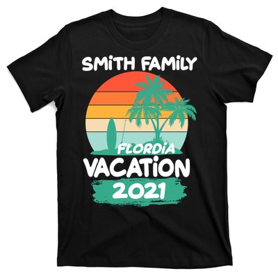 Custom Family Vacation Personalize Design T-Shirt