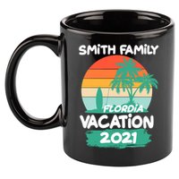 Custom Family Vacation Personalize Design 11oz C Handle Ceramic Mug
