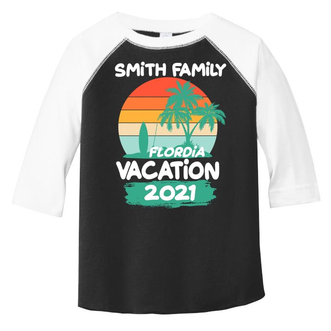 Custom Family Vacation Personalize Design Toddler Fine Jersey T-Shirt