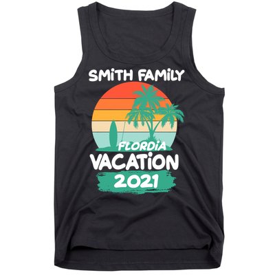 Custom Family Vacation Personalize Design Tank Top