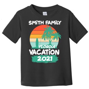 Custom Family Vacation Personalize Design Toddler T-Shirt