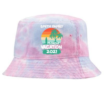 Custom Family Vacation Personalize Design Tie-Dyed Bucket Hat